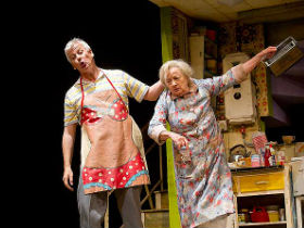 Deka Walmsley and Ann Emery as Jackie Elliot and Billy's Grandma